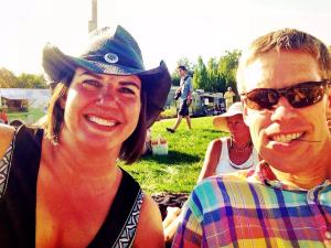 My love in the shirt this summer at a concert